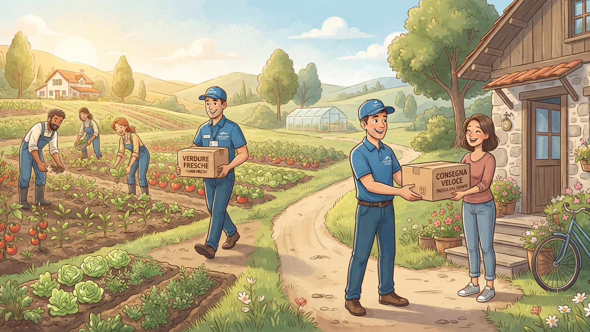 filiera corta e logistica sostenibile